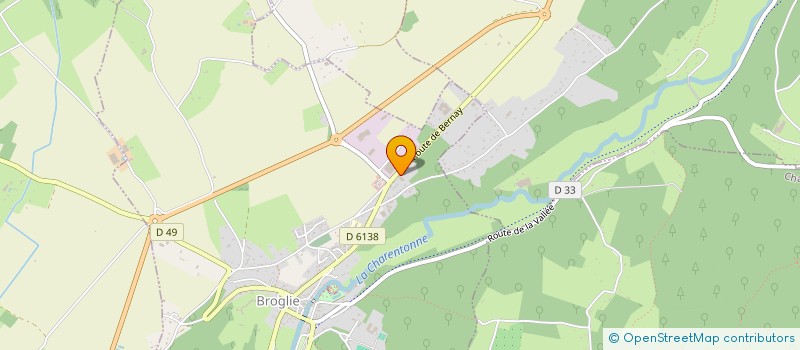 localisation de l'entreprise B.S.P.S.  TREIS-SANTS-EN-OUCHE