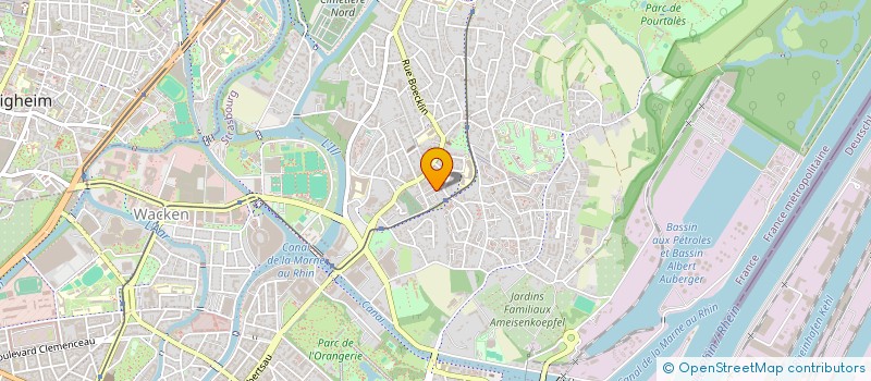 localisation de l'entreprise B & S PEINTURE à STRASBOURG