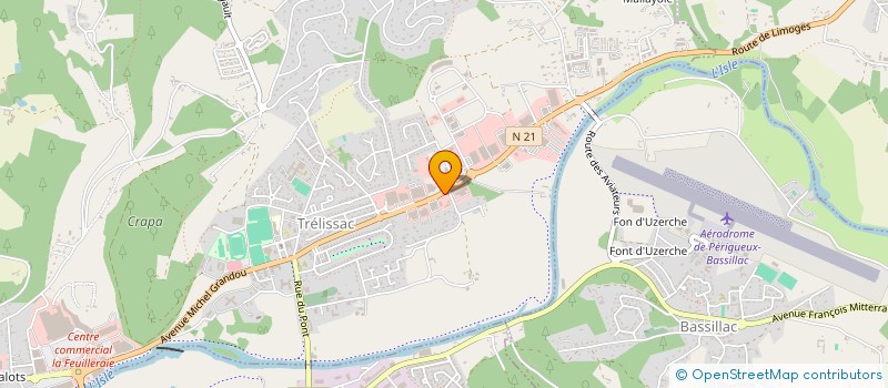 localisation de l'entreprise B.S.POIDS LOURS à TRELISSAC