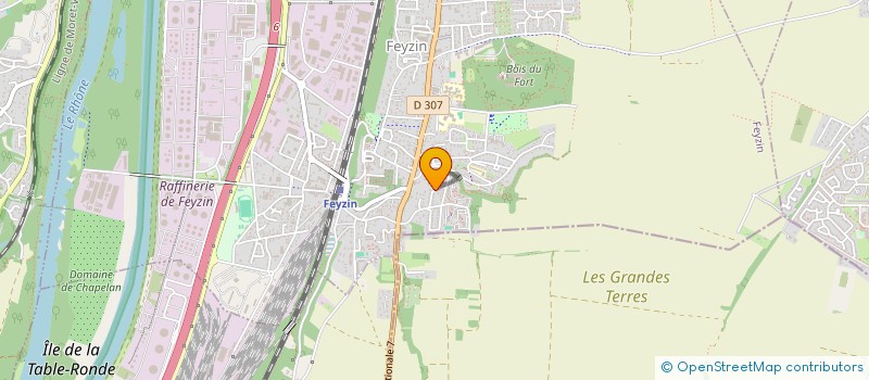 localisation de l'entreprise B S R  FEYZIN