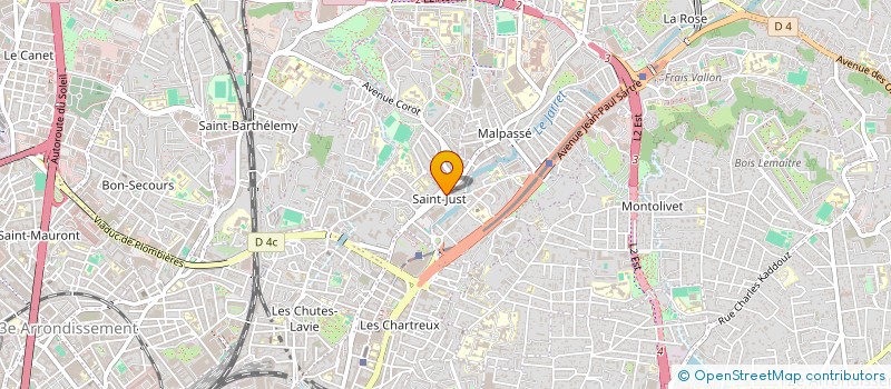 localisation de l'entreprise B.S.R. à MARSEILLE