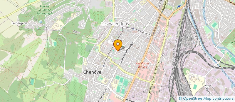 localisation de l'entreprise B.S.R. à CHENOVE