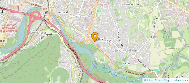 localisation de l'entreprise B.S.R. ACTIVITY  VETRAZ-MONTHOUX