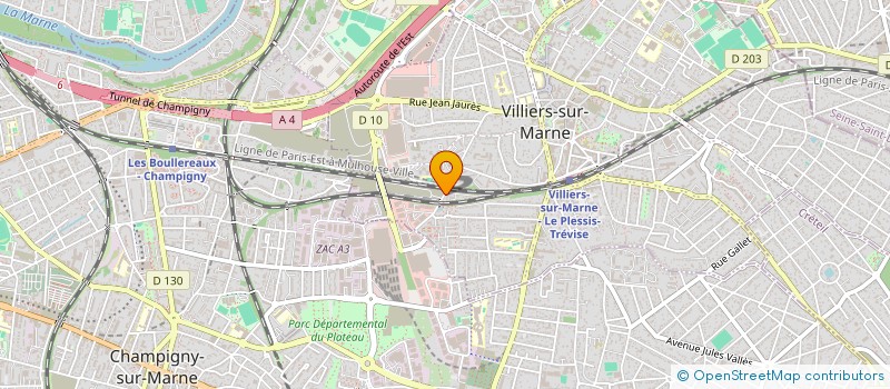 localisation de l'entreprise B S RENOVATION à VILLIERS-SUR-MARNE