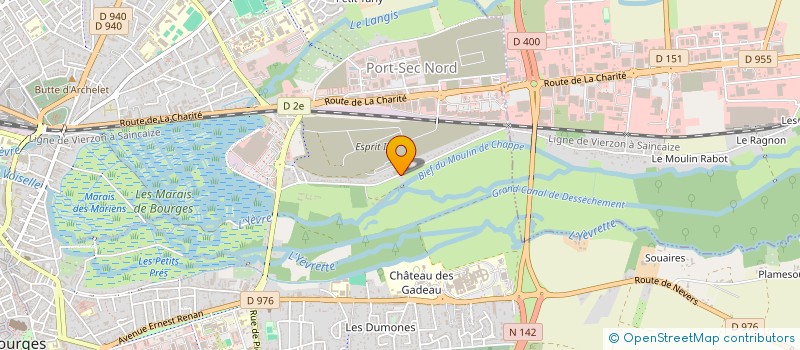 localisation de l'entreprise B&S RETAIL à BOURGES