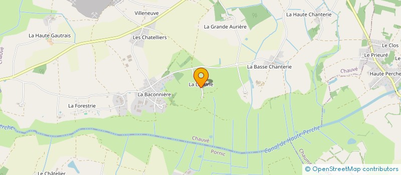 localisation de l'entreprise B.S.S  CHAUVE