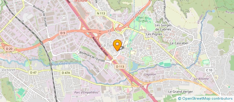 localisation de l'entreprise B&S SECURITE à VITROLLES