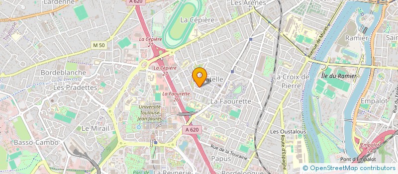 localisation de l'entreprise B.S. TRANSPORTS à TOULOUSE