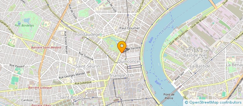 localisation de l'entreprise B.S.V à BORDEAUX