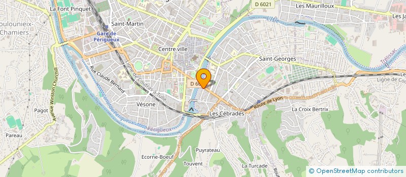 localisation de l'entreprise B.S.V à PERIGUEUX