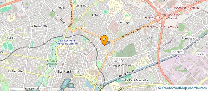 localisation de l'entreprise B SAIL à LA ROCHELLE