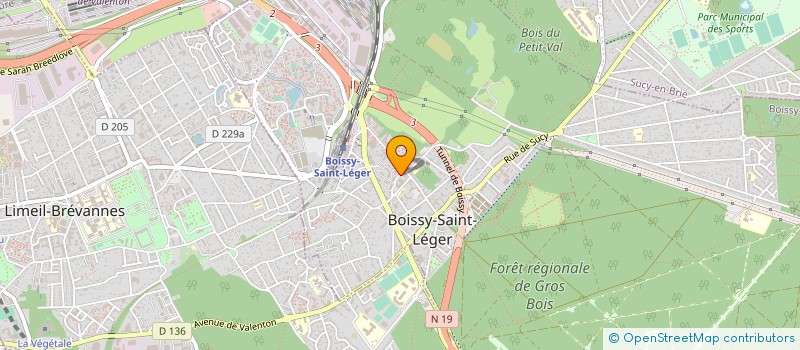 localisation de l'entreprise B SECURITE PRIVEE à BOISSY-SAINT-LEGER