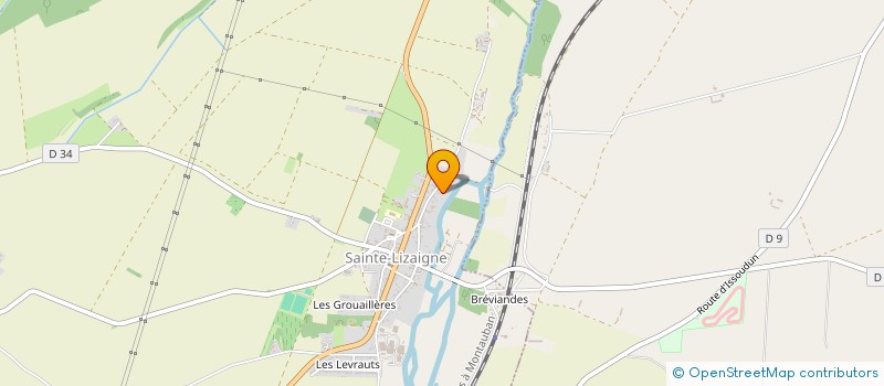 localisation de l'entreprise B SERVICE à SAINTE-LIZAIGNE