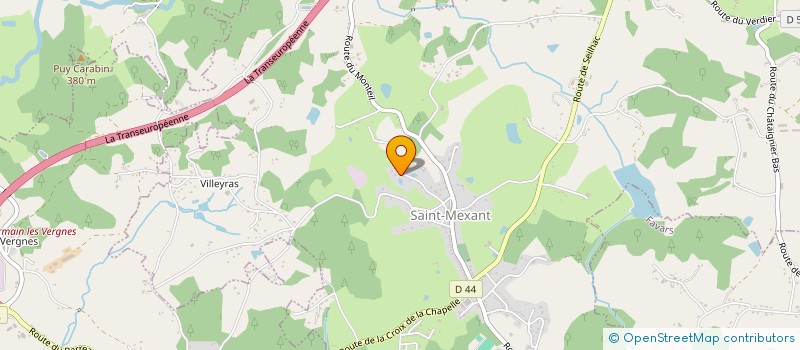 localisation de l'entreprise B.SIDE  SAINT-MEXANT