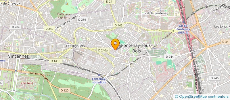 localisation de l'entreprise B SIDE CONSULTING à FONTENAY-SOUS-BOIS