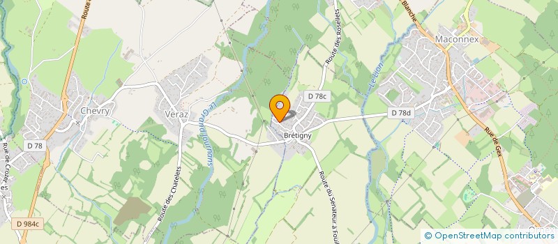 localisation de l'entreprise B'SIDE EVENTS  PREVESSIN-MOENS