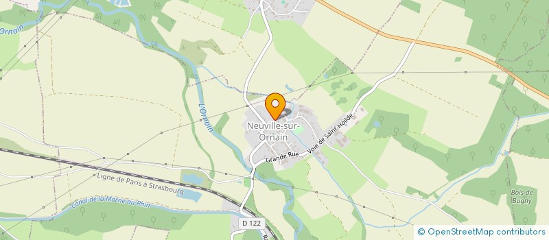 localisation de l'entreprise B-SMART à NEUVILLE-SUR-ORNAIN