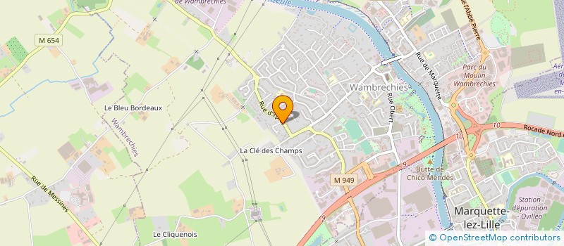 localisation de l'entreprise B.SOENEN CONSULTING à WAMBRECHIES