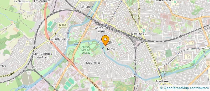 localisation de l'entreprise B. & SONGS  LE MANS