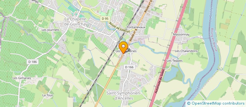 localisation de l'entreprise B'STYLES  LA CHAPELLE-DE-GUINCHAY