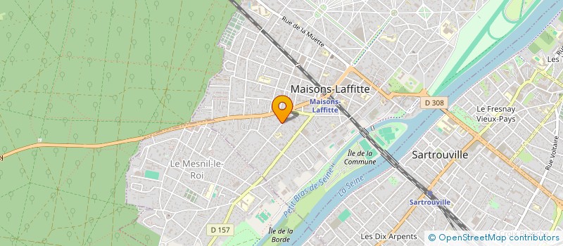 localisation de l'entreprise B- SWEET HOME  MAISONS-LAFFITTE