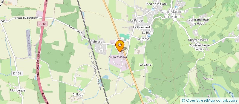 localisation de l'entreprise B SYSTEM'S  PONT D'AIN