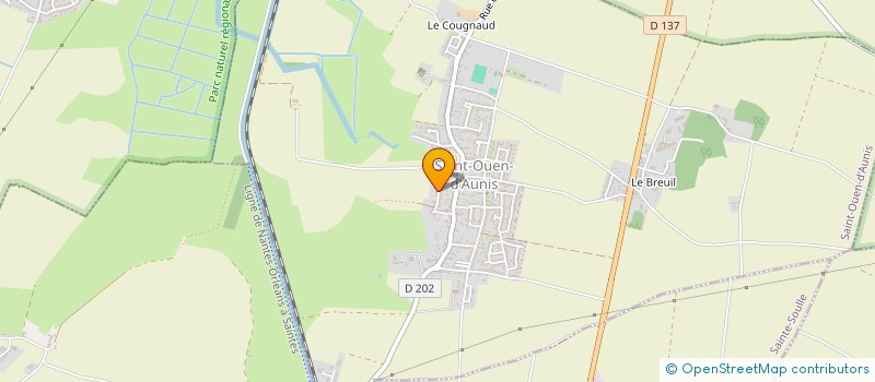 localisation de l'entreprise B.T. 2M  SAINT-OUEN-D'AUNIS