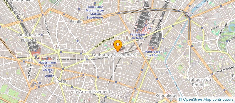 localisation de l'entreprise B.T. à PARIS