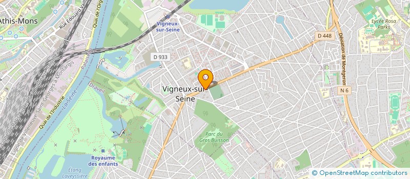 localisation de l'entreprise B&T à VIGNEUX-SUR-SEINE