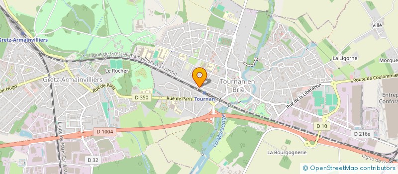 localisation de l'entreprise B&T  TOURNAN-EN-BRIE