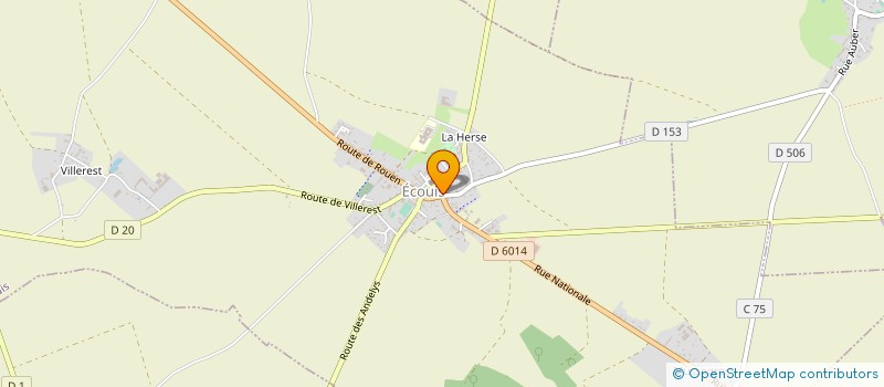 localisation de l'entreprise B.T.A.F  ECOUIS