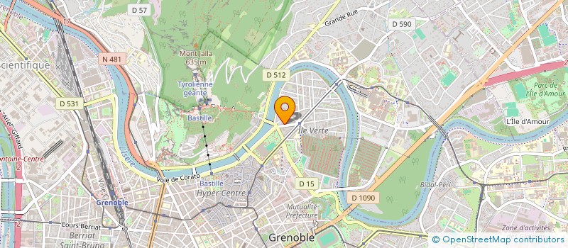 localisation de l'entreprise B.T.A.S  GRENOBLE