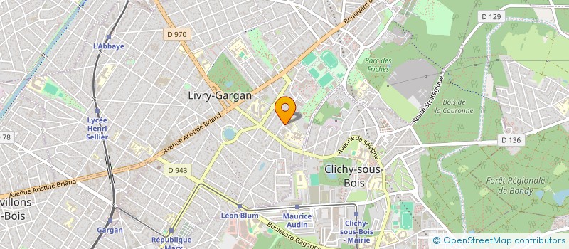 localisation de l'entreprise B.T.B. EST à LIVRY-GARGAN