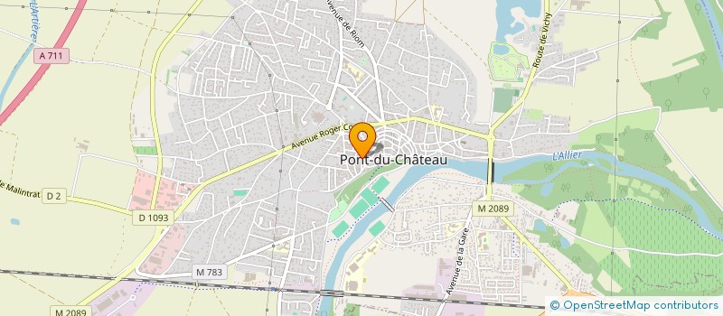 localisation de l'entreprise B.T.B. IMMO  PONT-DU-CHATEAU