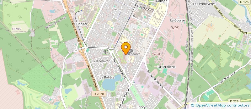 localisation de l'entreprise B T C à ORLEANS