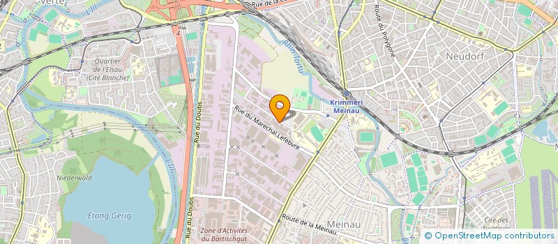 localisation de l'entreprise B.T.C ALBATROS TRADE à STRASBOURG