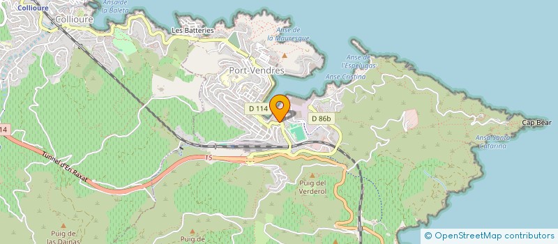 localisation de l'entreprise B.T.C CONCIERGERIE  PORT-VENDRES