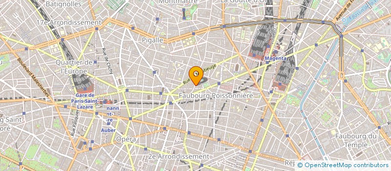 localisation de l'entreprise B.T.D à PARIS