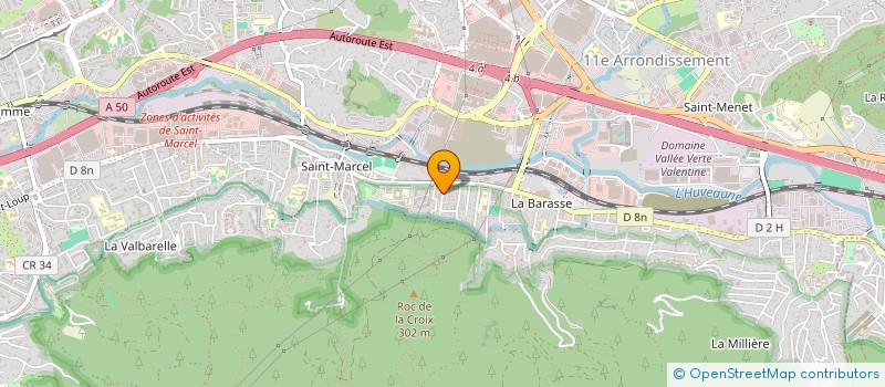 localisation de l'entreprise B.T.D. IMMO à MARSEILLE