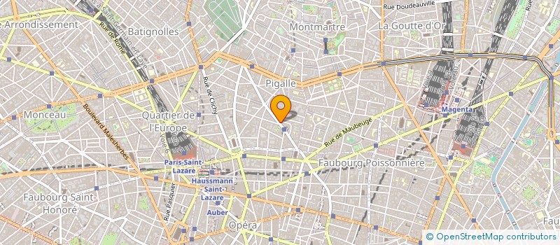 localisation de l'entreprise B.T. DISTRIBUTION DES MATERIAUX  PARIS