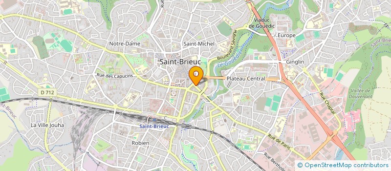 localisation de l'entreprise B & T FINANCE à SAINT-BRIEUC