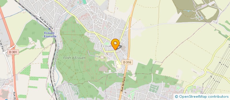 localisation de l'entreprise B T P A I S SARL à ECOUEN