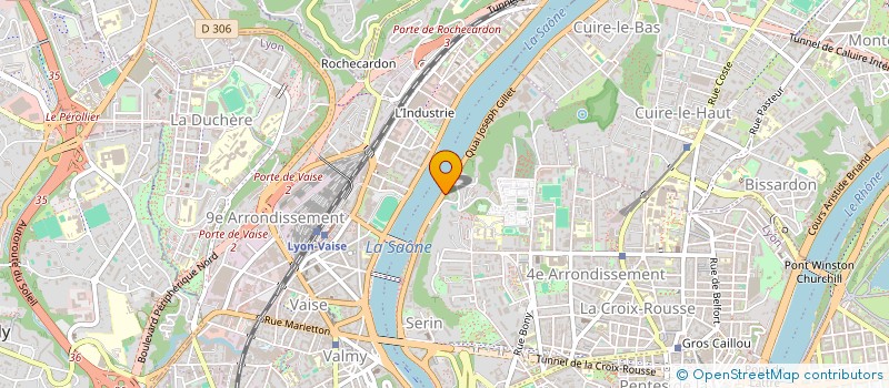 localisation de l'entreprise B T P M à LYON