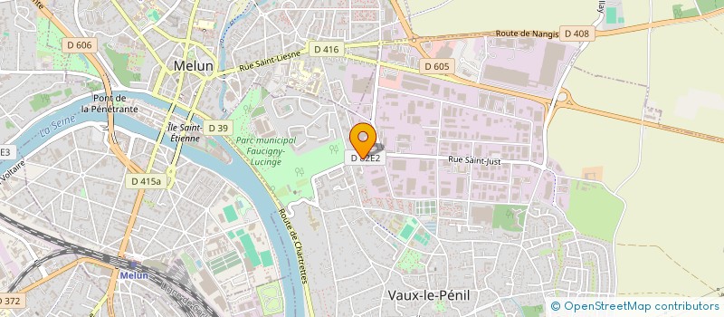 localisation de l'entreprise B.T.P.S. à VAUX-LE-PENIL
