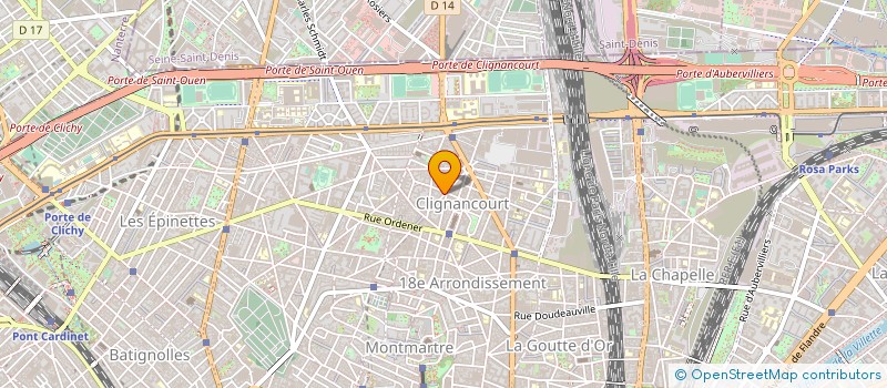 localisation de l'entreprise B.T.S. à PARIS