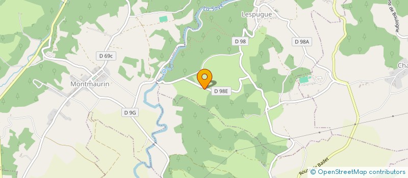 localisation de l'entreprise B.T.S DU COMMINGES  LESPUGUE