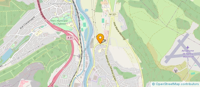 localisation de l'entreprise B.T.S. P.A PIXERECOURT  MALZEVILLE