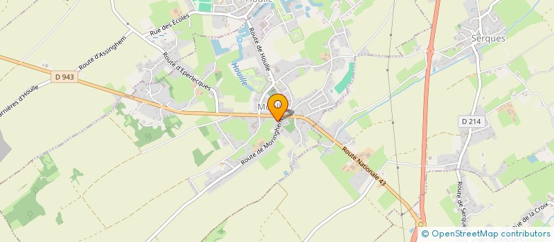 localisation de l'entreprise B.T. SERVICES  MOULLE