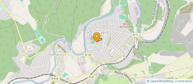 localisation de l'entreprise B'TAXI  JUF