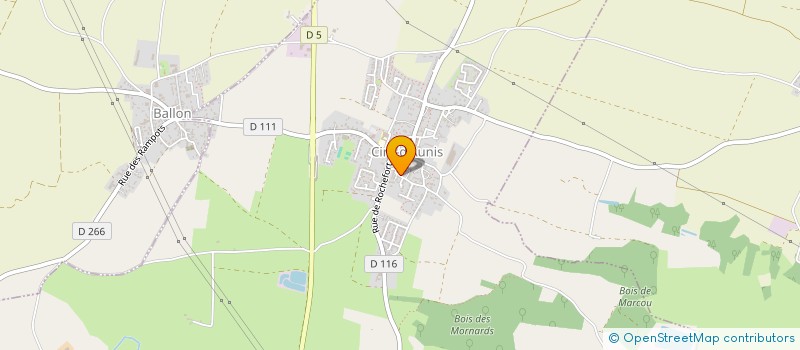 localisation de l'entreprise B TEAM REEO FORMATIONS  CIRE-D'AUNIS